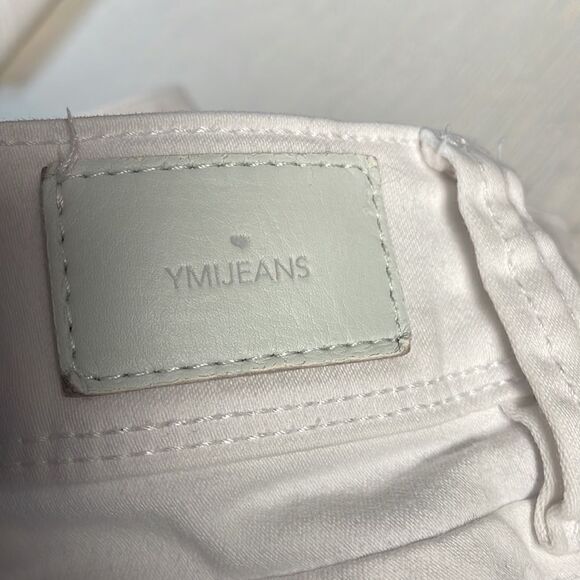 YMI Wanna Betta Butt Jeans White Straight Leg Size 16 - Picture 9 of 11